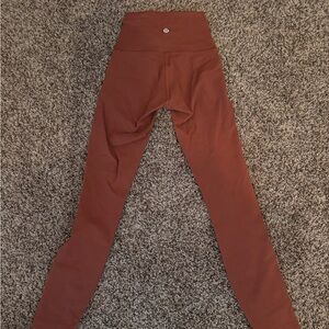 pink lulu size 0 leggings